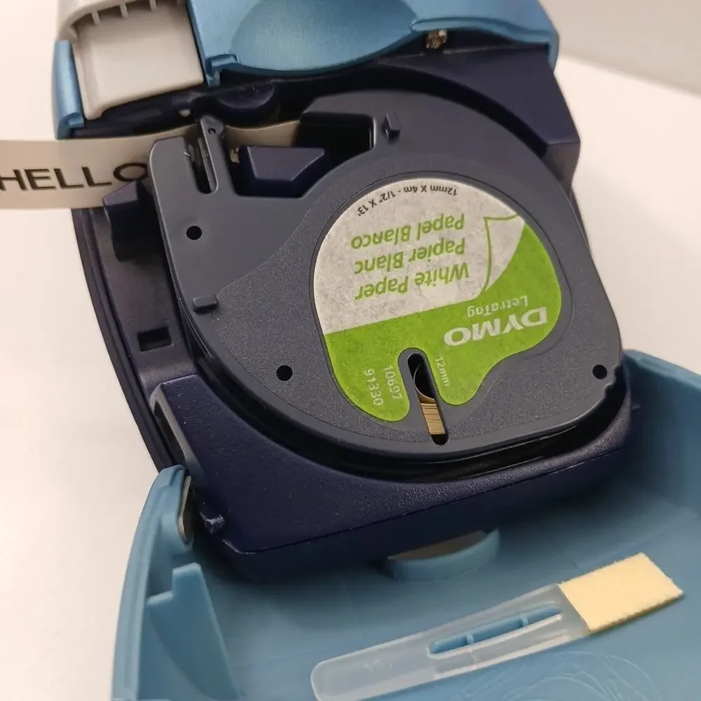 Dymo Letra Tag Label Maker Handheld Blue